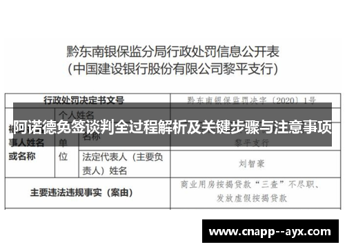 阿诺德免签谈判全过程解析及关键步骤与注意事项